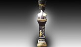 Queen Nefertiti On A Pillar (Black)